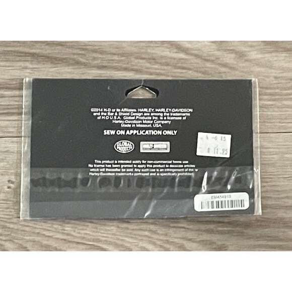 Harley Davidson Harley Diva Ladies Harley Rider Flames Sew On Patch Pink & Black - Picture 5 of 5